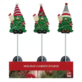 Alpine - Multi Christmas Gnome 33 in. Pathway Decor (Case of 9) - Multicolored