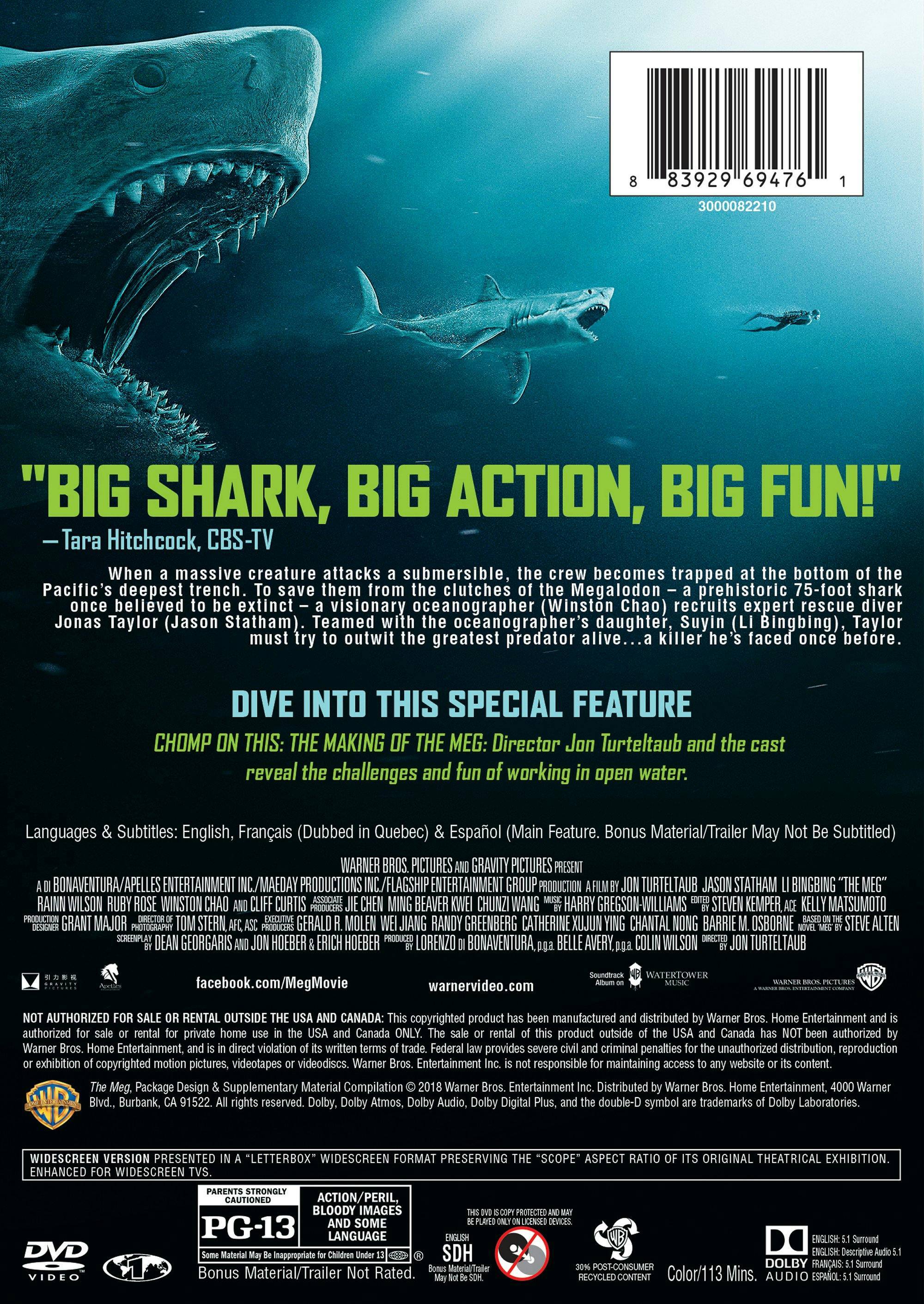 Angle. The Meg (DVD Single Disc) [DVD].