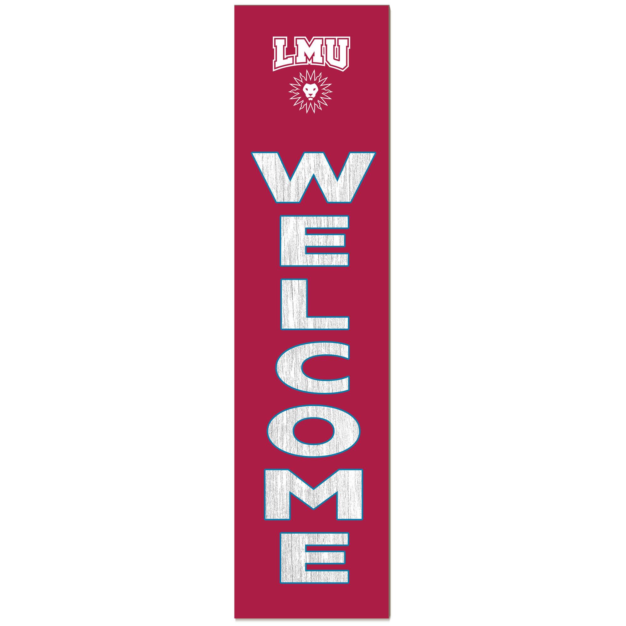 Loyola Marymount Lions 12'' x 48'' Outdoor Leaner Welcome Sign