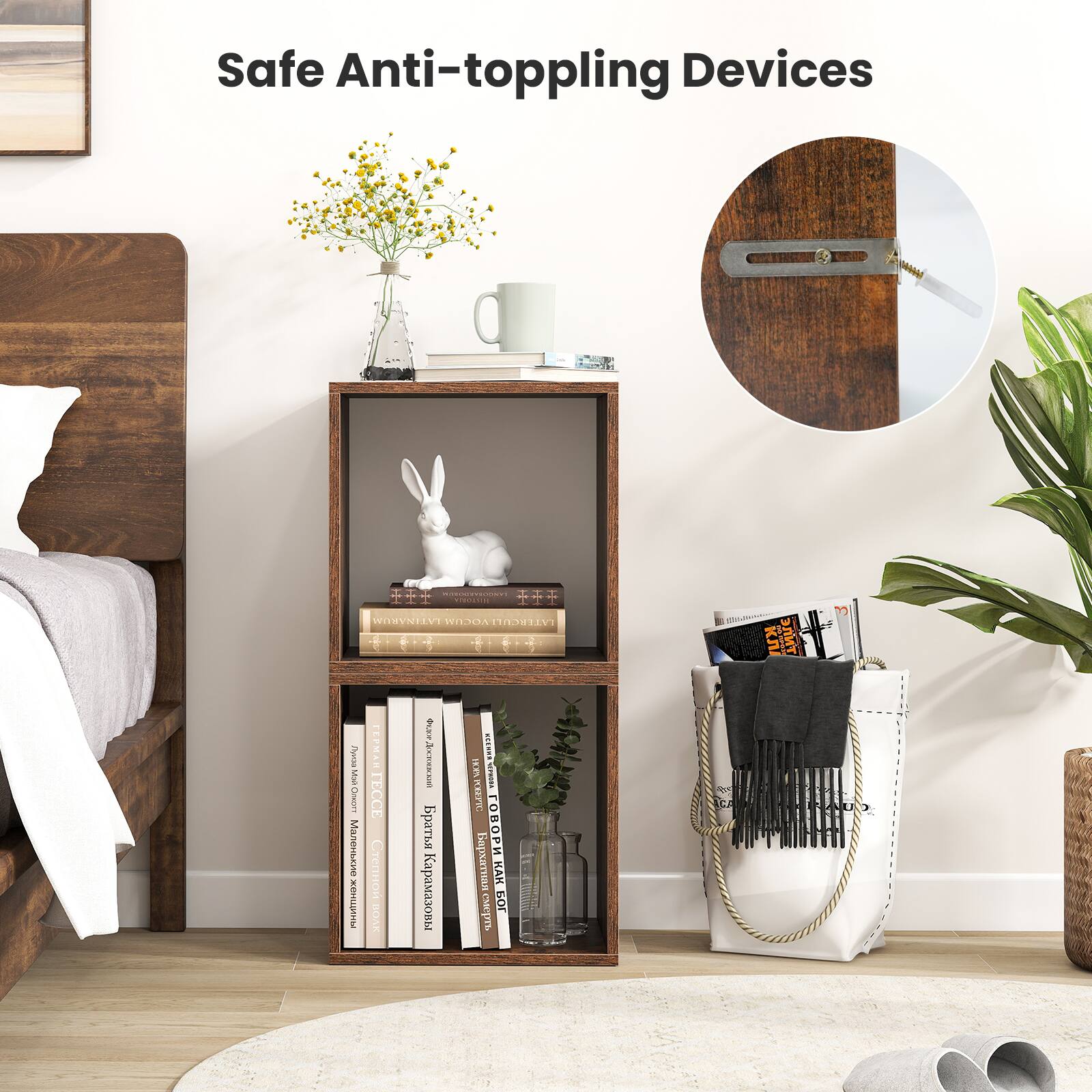 Safe Anti-toppling Devices