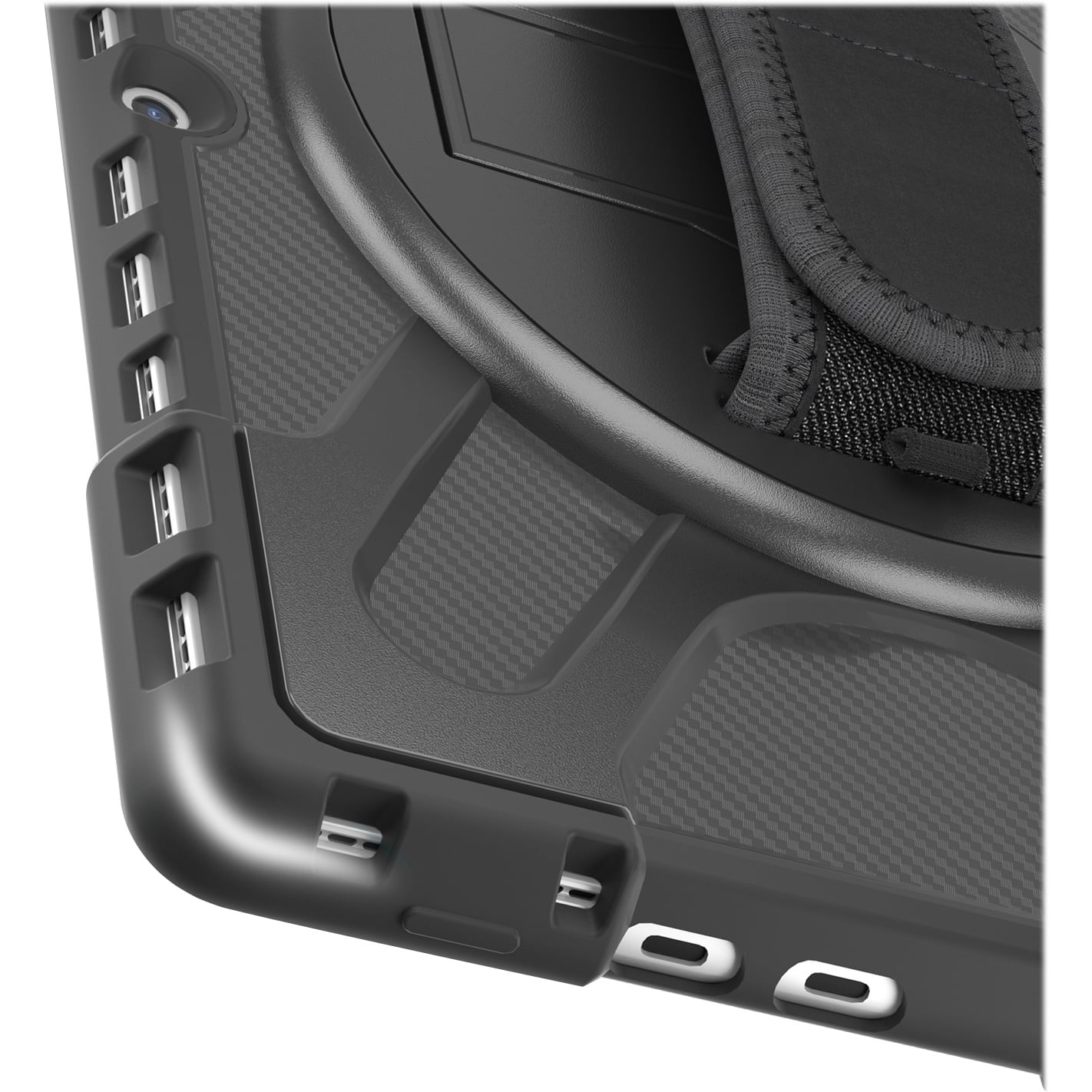 Alt View 15. SaharaCase - Raider Series Hand Strap Case for Microsoft Surface Pro 9, Pro 10, and Pro 11th Edition - Black.