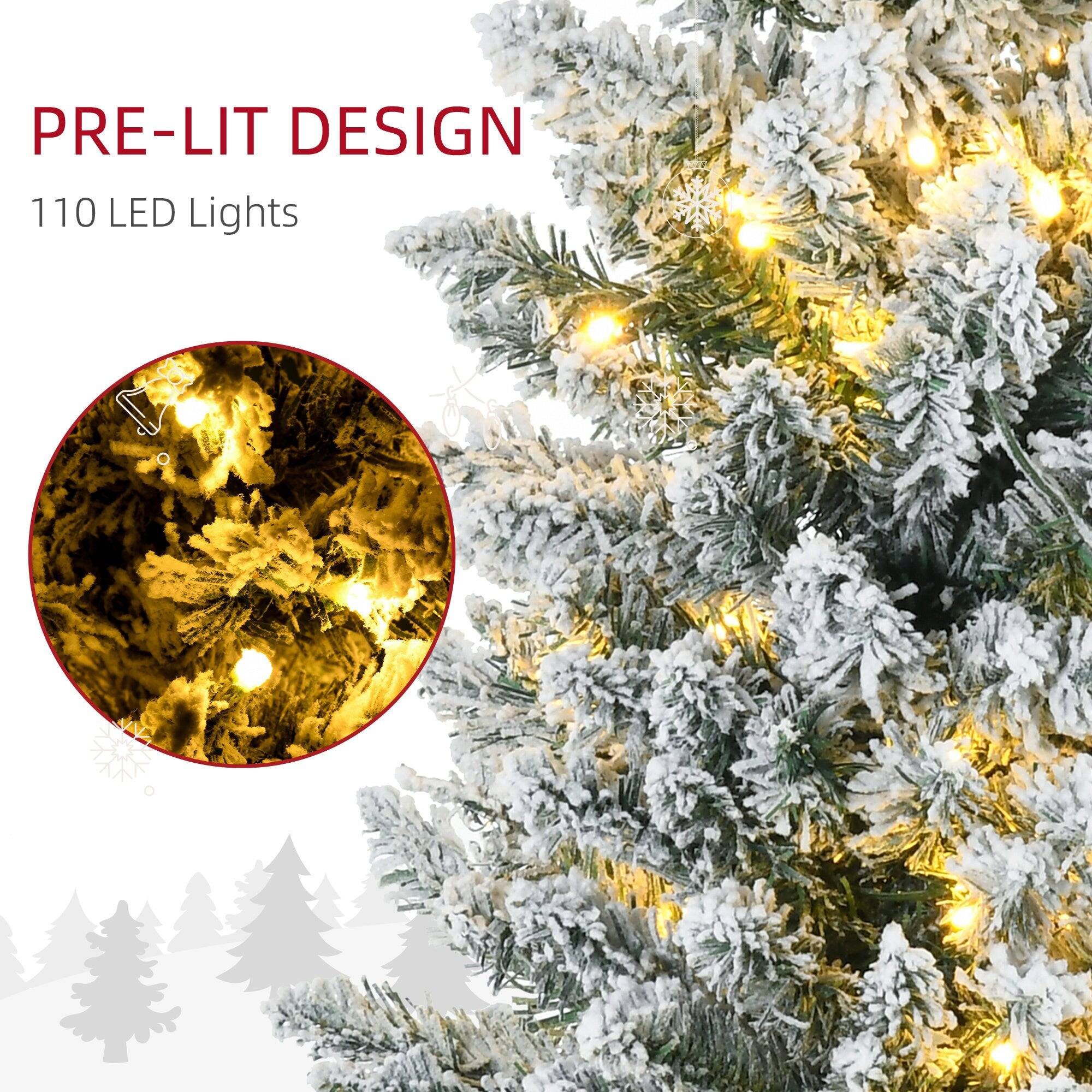 PRE-LIT DESIGN  
110 LED Lights