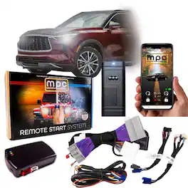 MPC - Smartphone Activated Remote Start Kit For 2022-2023 Infiniti QX60 - Black