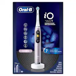 Oral-B - iO Series 9 Connected Rechargeable Electric Toothbrush - Rose Quartz