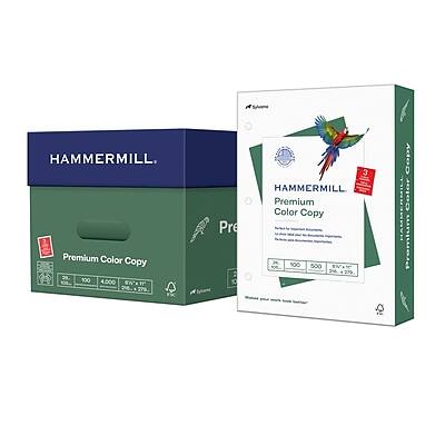 HAMMER MILL
Premium Color Copy
100 4.000 BN 101
279 Pre 3
HAMMER MILL
Premium Color Copy
100 500 EN -E
246 2
HAMMER MILL
Premium Color Copy
500