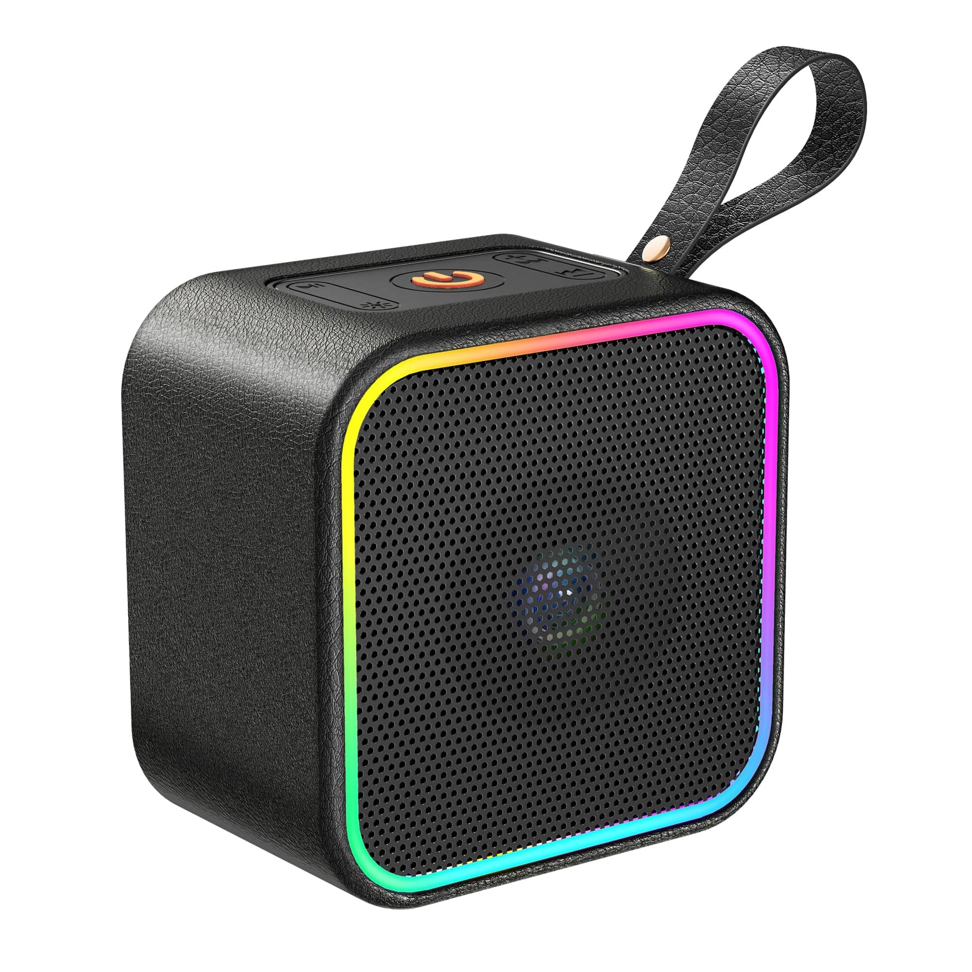 Dazzed Corner - Portable Bluetooth Speaker, Wireless Speaker with Lights - Black