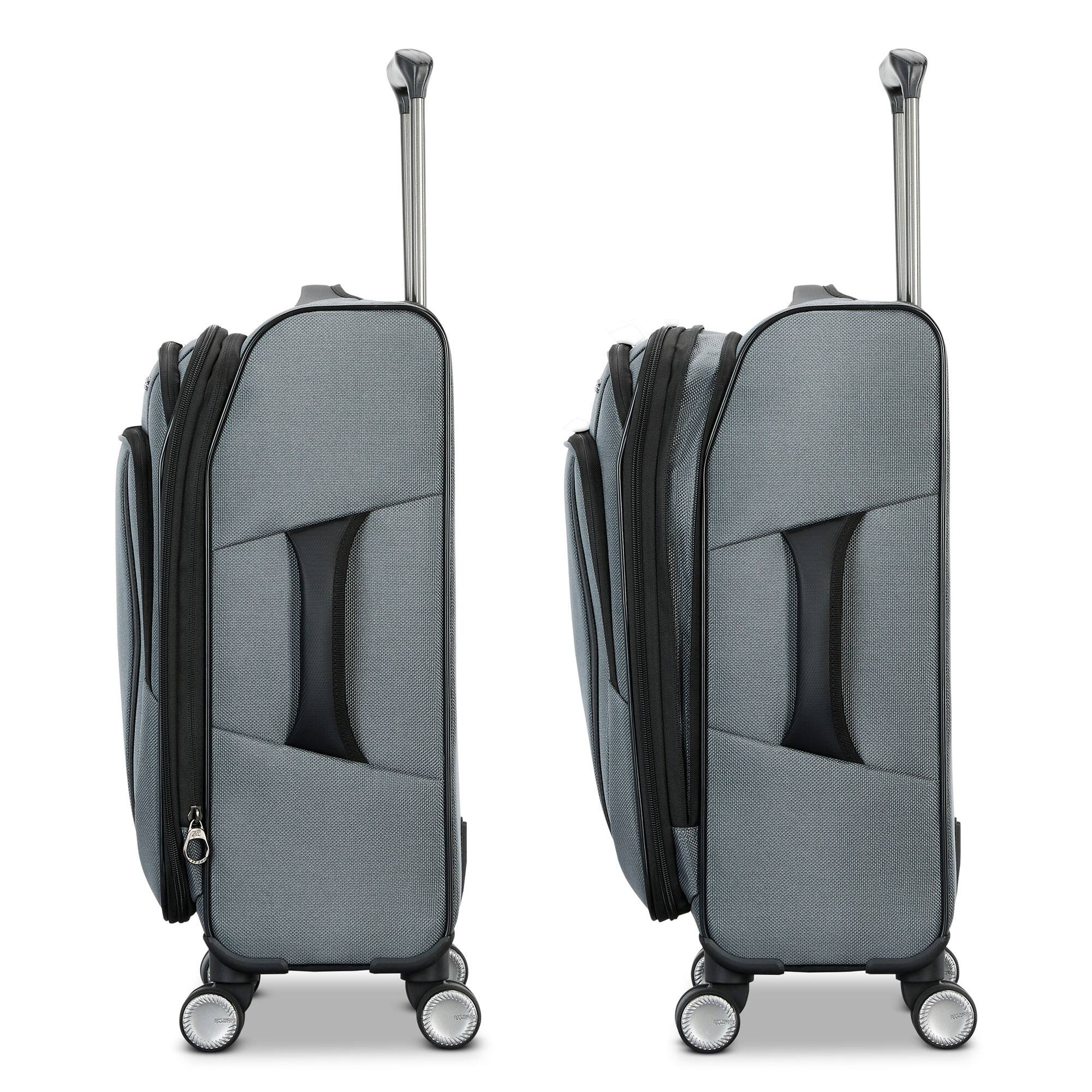 Alt View 2. American Tourister - American Tourister Dash XLT 2 Piece Carry On and Large Spinner Luggage, Graphite - Graphite.