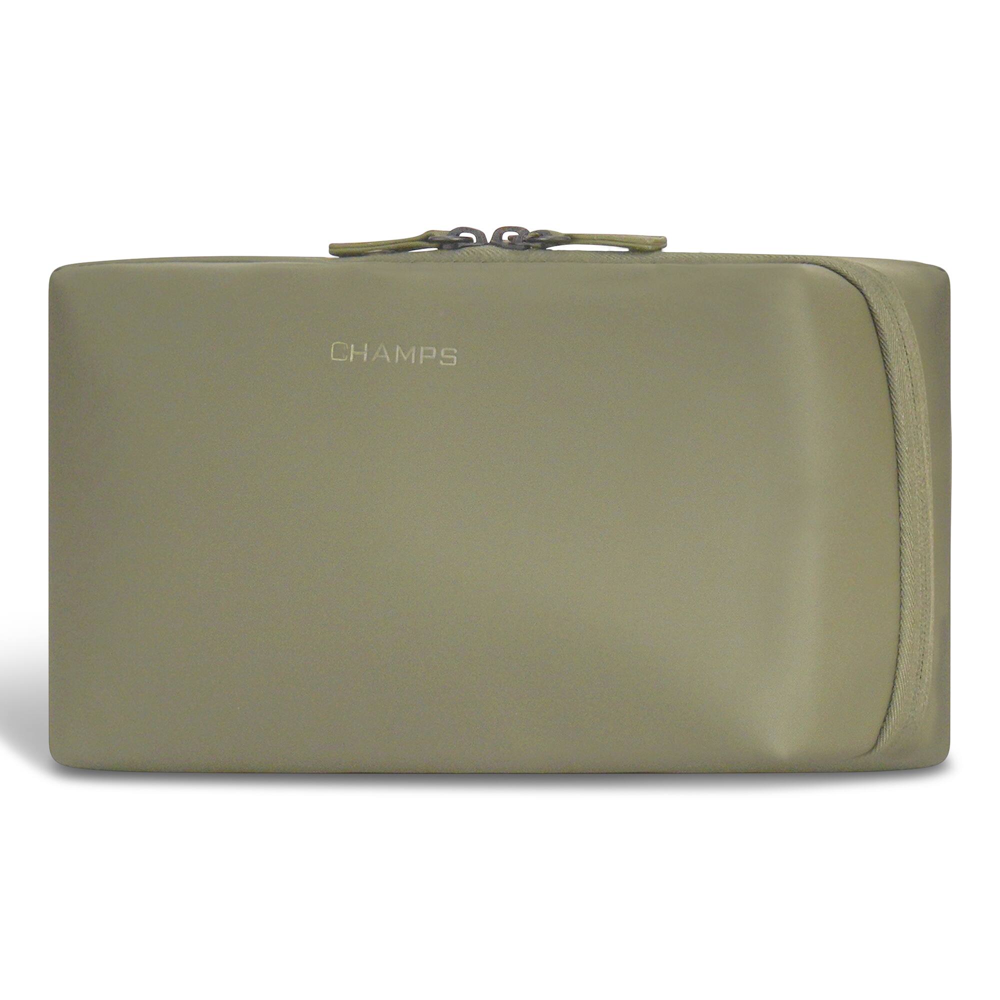 Angle. Champs - Onyx Collection Toiletry Bag - Green.