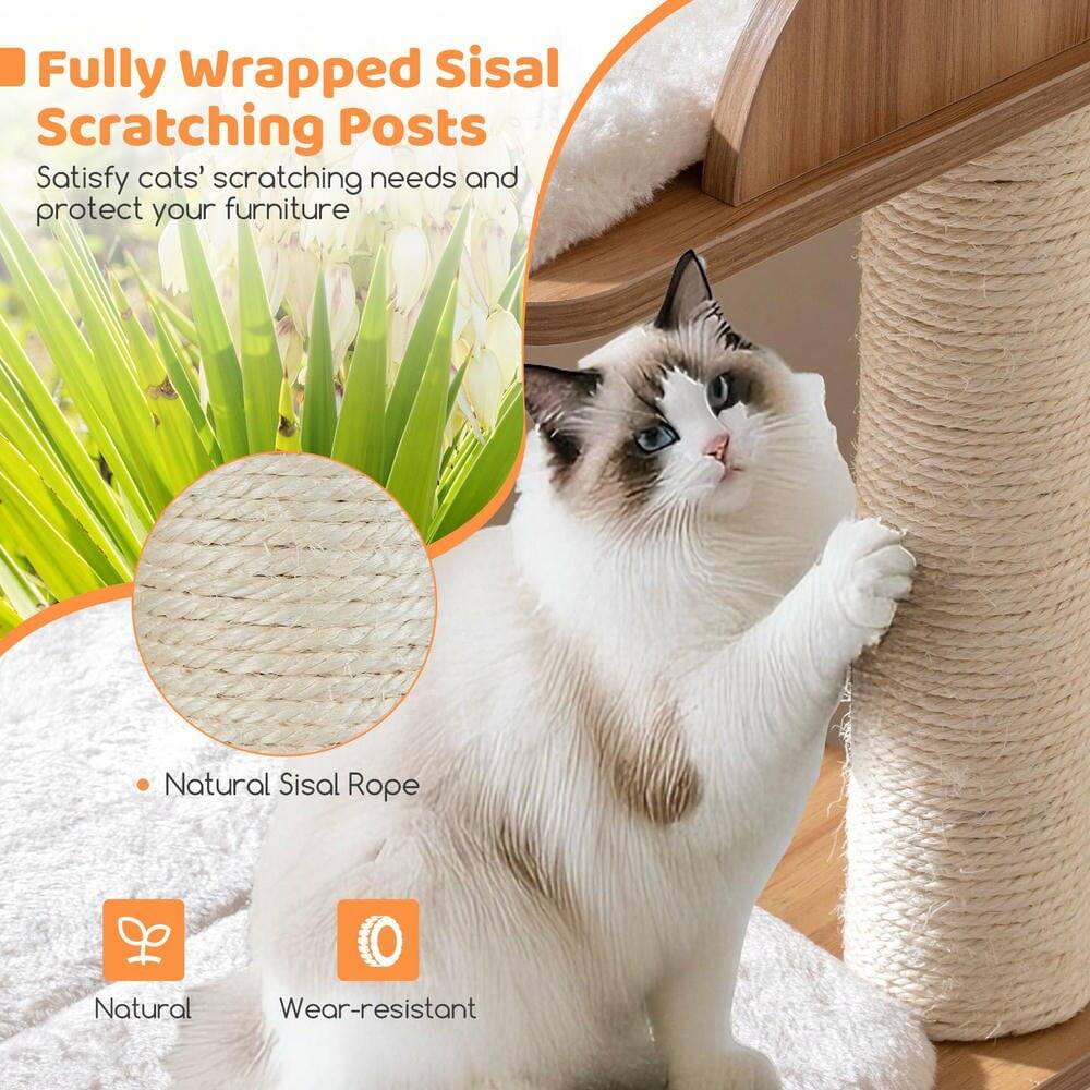 Fully Wrapped Sisal Scratching Posts

Satisfy cats' scratching needs and protect your furniture

- Natural Sisal Rope
- Natural
- Wear-resistant