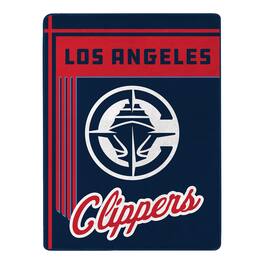 Sweet Home Collection - NBA Los Angeles Clippers 46" x 60" Raschel Throw Blanket - Blue