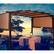 Alt View 5. Gymax - Gymax 12' x 9' Pergola Kit Metal Frame Gazebo Canopy Cover Patio Shelter - Beige, Dark Brown, Black.