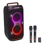 JBL - PartyBox Club 120 Portable Party Speaker with Wireless Two Microphone System - Black