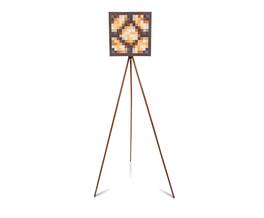 Ukonic - Minecraft Glowstone Tripod Floor Lamp | 62 Inches Tall - Brown