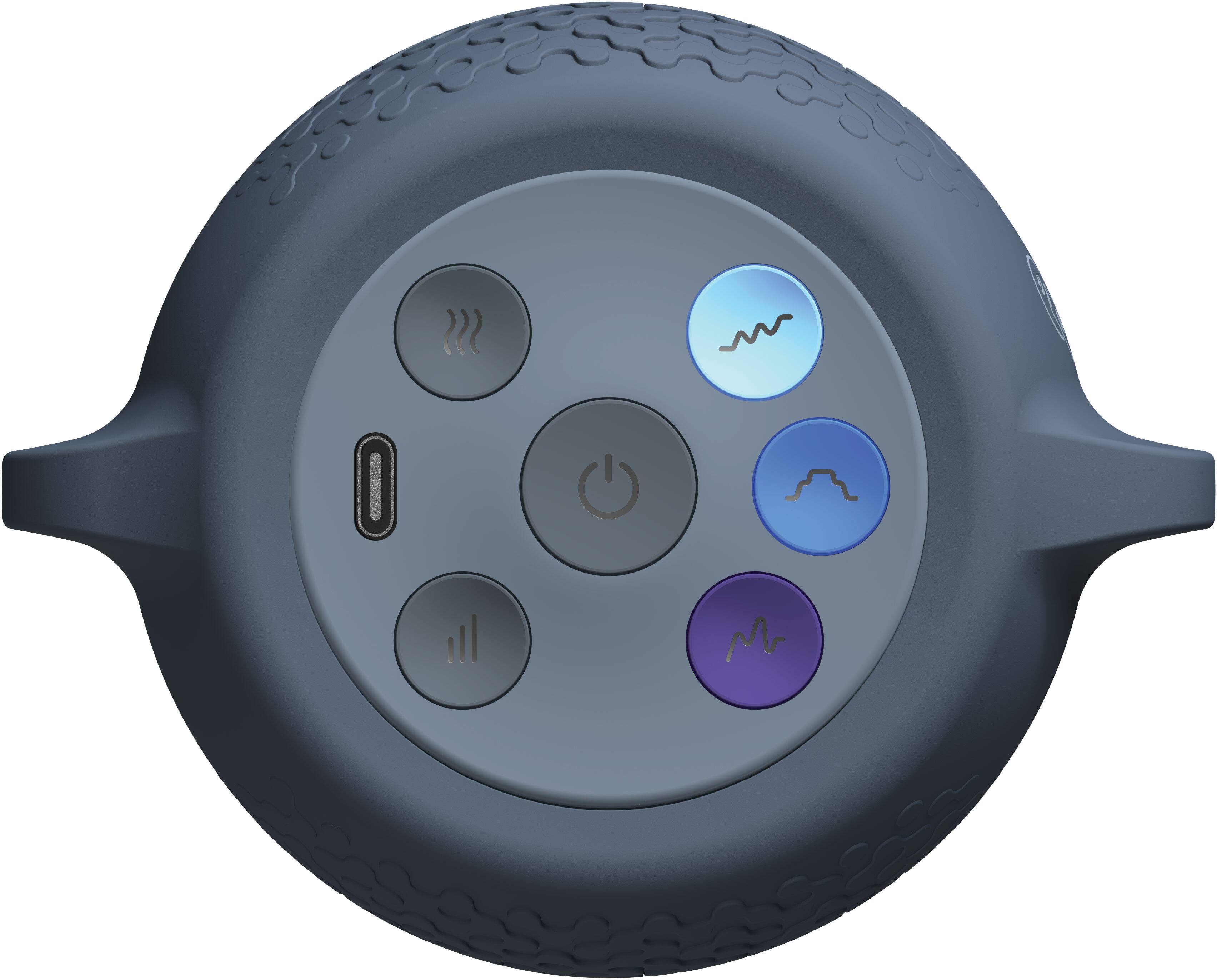 Left. Chirp - Chirp Sole Vibe Heated Foot Massager - Slate.