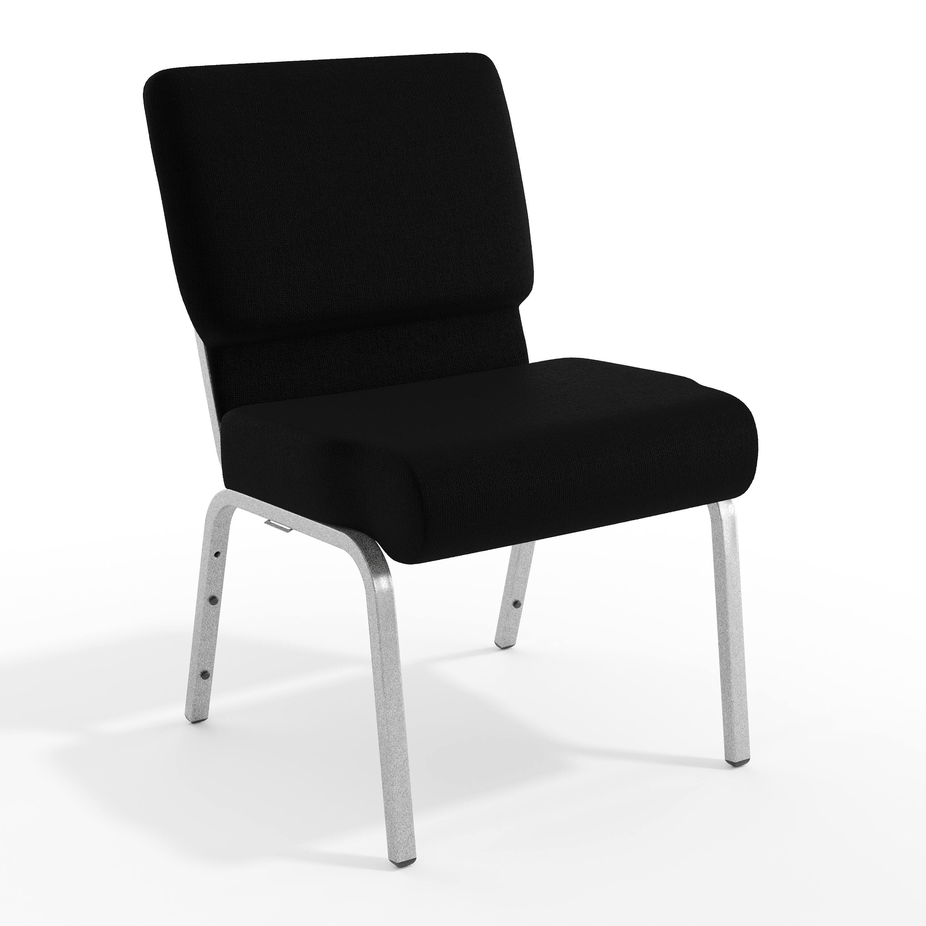 Black Fabric/Silver Vein Frame