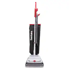 Sanitaire - SC889D 12 in. Cleaning Path Tradition QuietClean Upright Vacuum SC889A - Gray/Red/Black