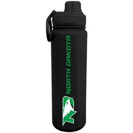 The Fanatic Group - North Dakota 24oz. Stainless Sport Bottle - Black