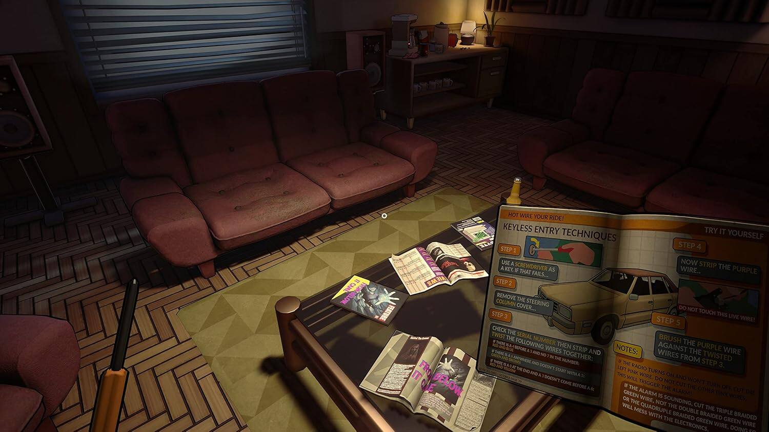 1. Hot Wire Your Ride!
2. Keyless Entry: Try It Yourself
3. Step 1: Use a Strip of Pink Wire
4. Step 2: Remove the Column Cover
5. Step 3: Twist the Pink and Green Wires Together
6. Step 4: Cut the Pink Wire
7. Step 5: Check the Twisted Wires
8. Notes: Do Not Cut the Green Wire
9. The Green Wire Doesn't Trigger the Alarm
10. The Braided Green Wire Doesn't Affect Electronics.