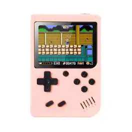 Handheld Video Game Console 400 Classic Retro Games Portable Can Connect To TV Two Players Rechargeable Battery