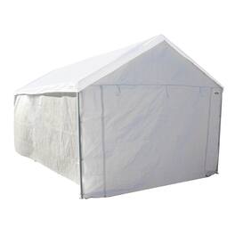 Caravan Canopy - Domain Car Port Tent Sidewalls w/ Straps, (Sidewalls Only) - White