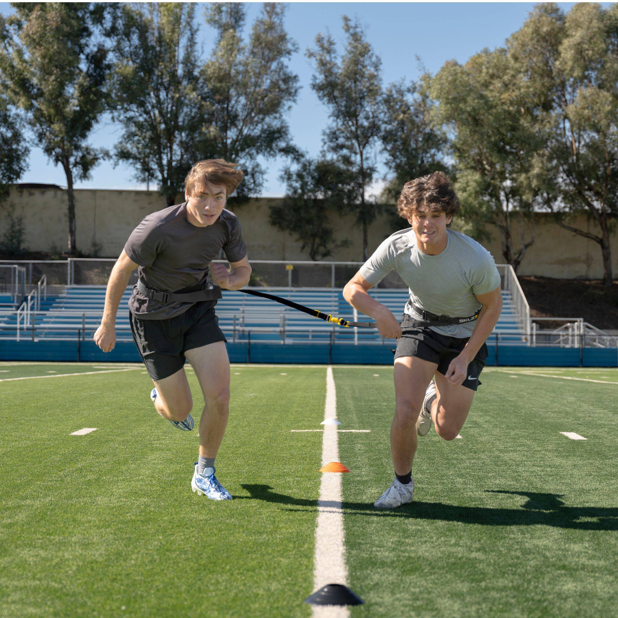 Alt View 2. SKLZ - SKLZ Multi-Sport Dual Agility Training Belt - Black - Black.