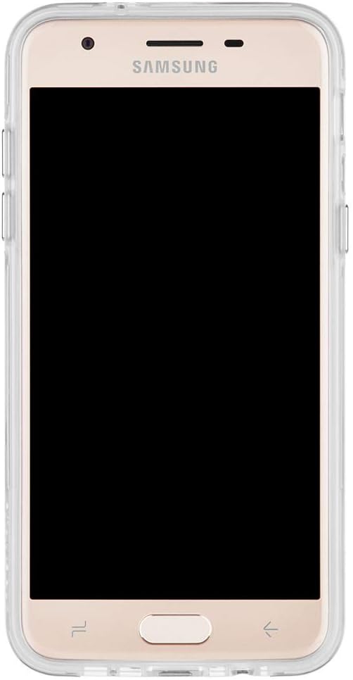 Left. Case-Mate - Case-Mate Samsung J3 Clear Case | Cell Phone Case for J3, Eclipse 2, J3 Mission 2, J3 Star, Express Prime 3, Amp Prime 3 - Clear.