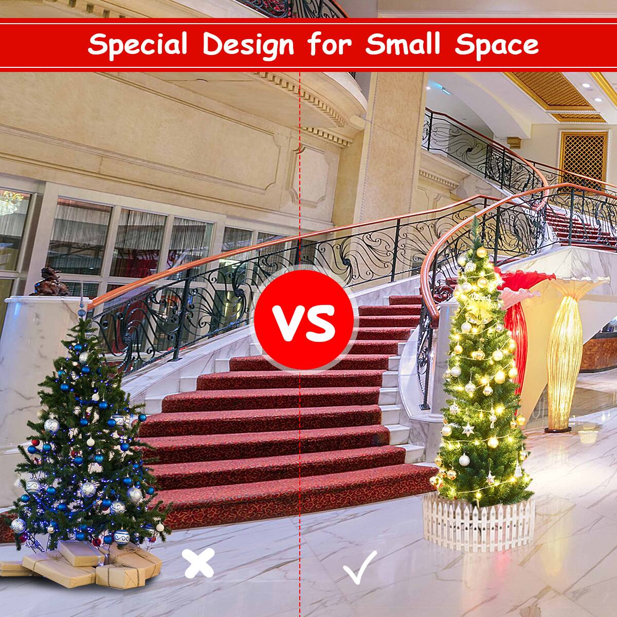 Special Design for Small Space 536% vs X