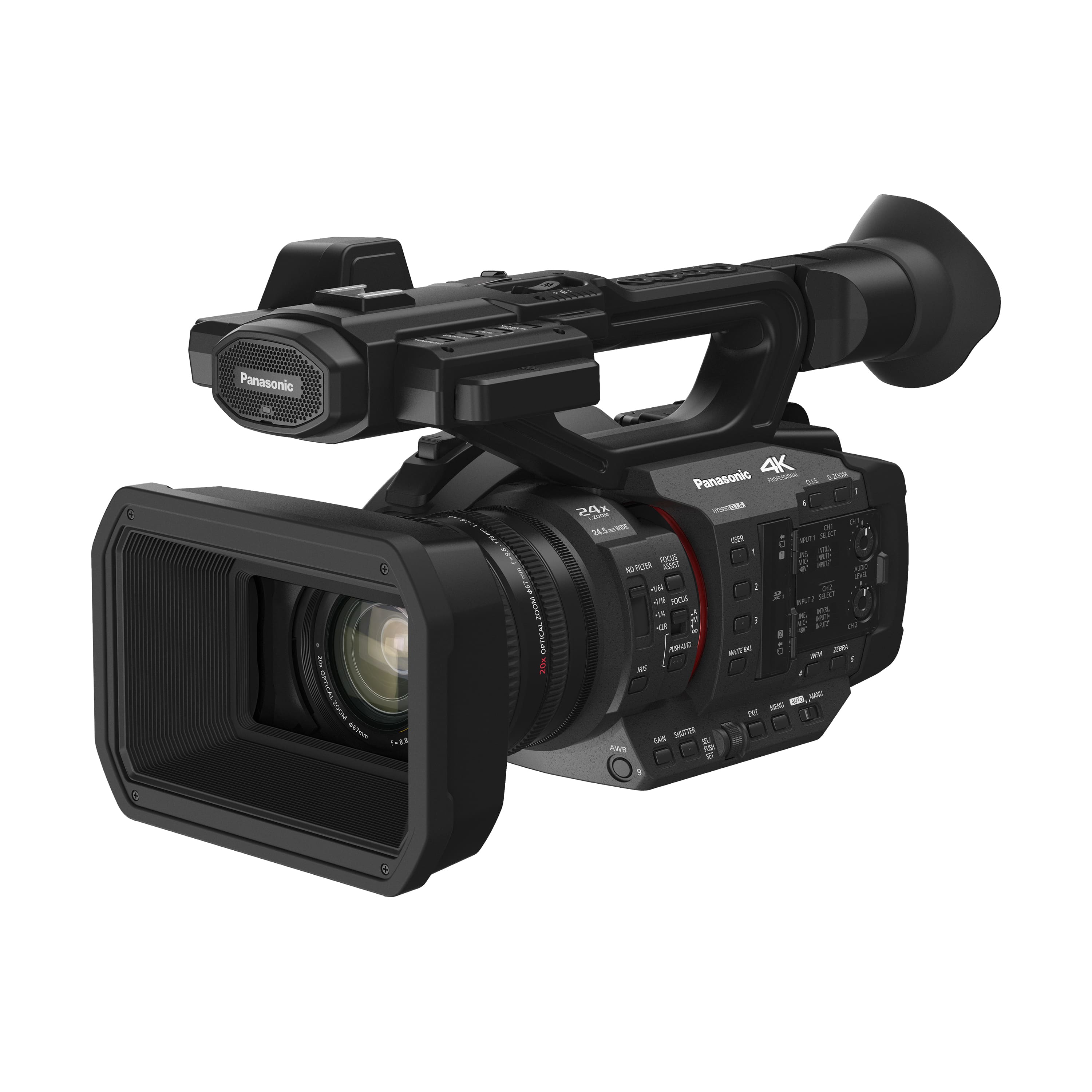 Panasonic 4K 60p Professional Camcorder HC X2 Black HC-X2