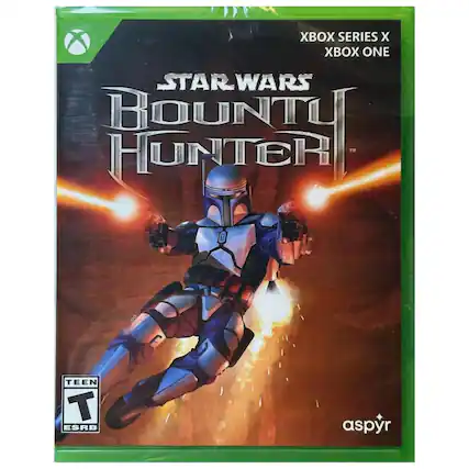 XBOX SERIES X
XBOX ONE
STAR WARS
BOUNTY HUNTER
TEEN
T ESRB
aspyr - T (Teen 13+)