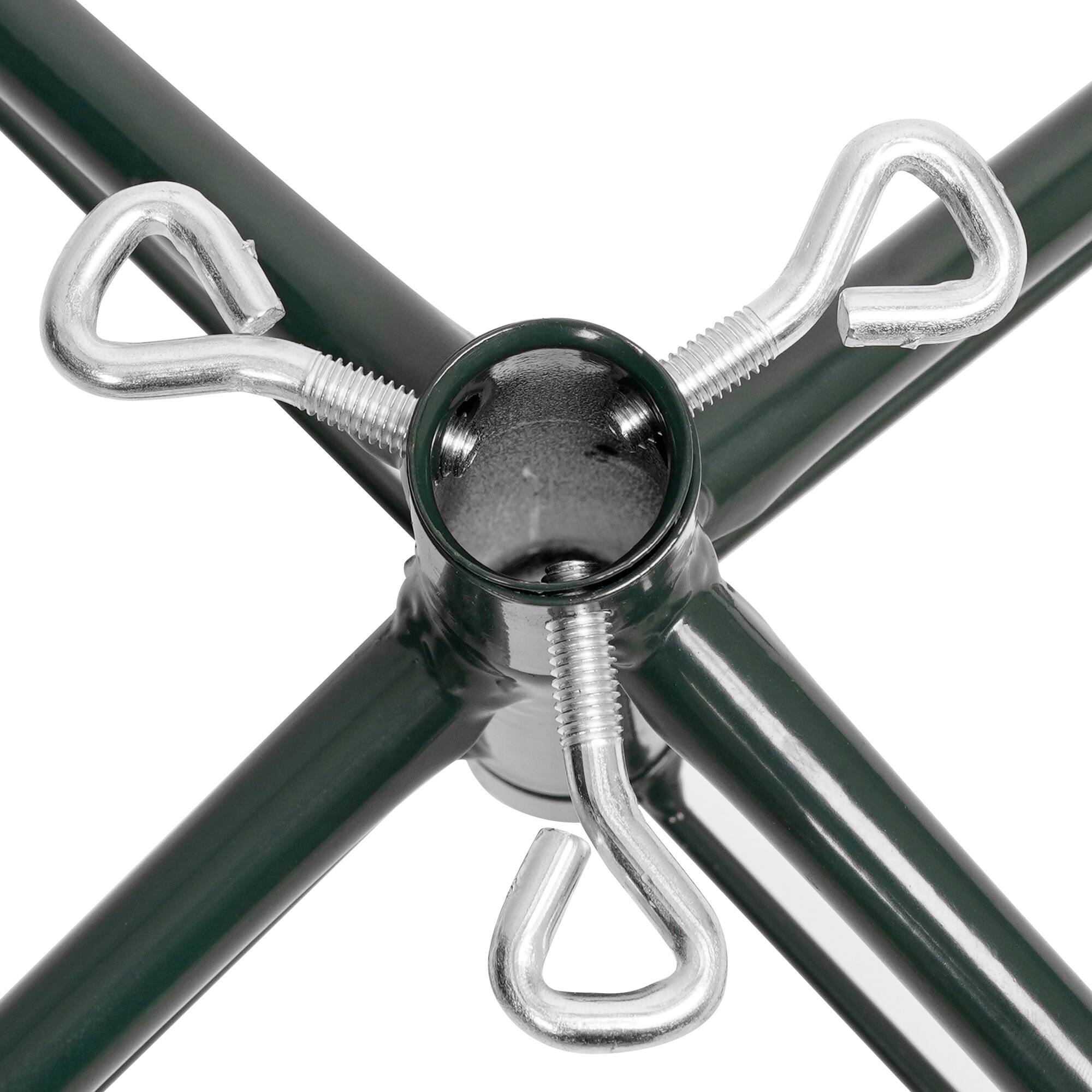 Alt View 9. Ecooso - 3 Pac Snowy Flocked Christmas Decor with Warm LED Lights, 9ft Flocked Garland, Flocked Wreath, 6ft Flocked Tree - Green,White.