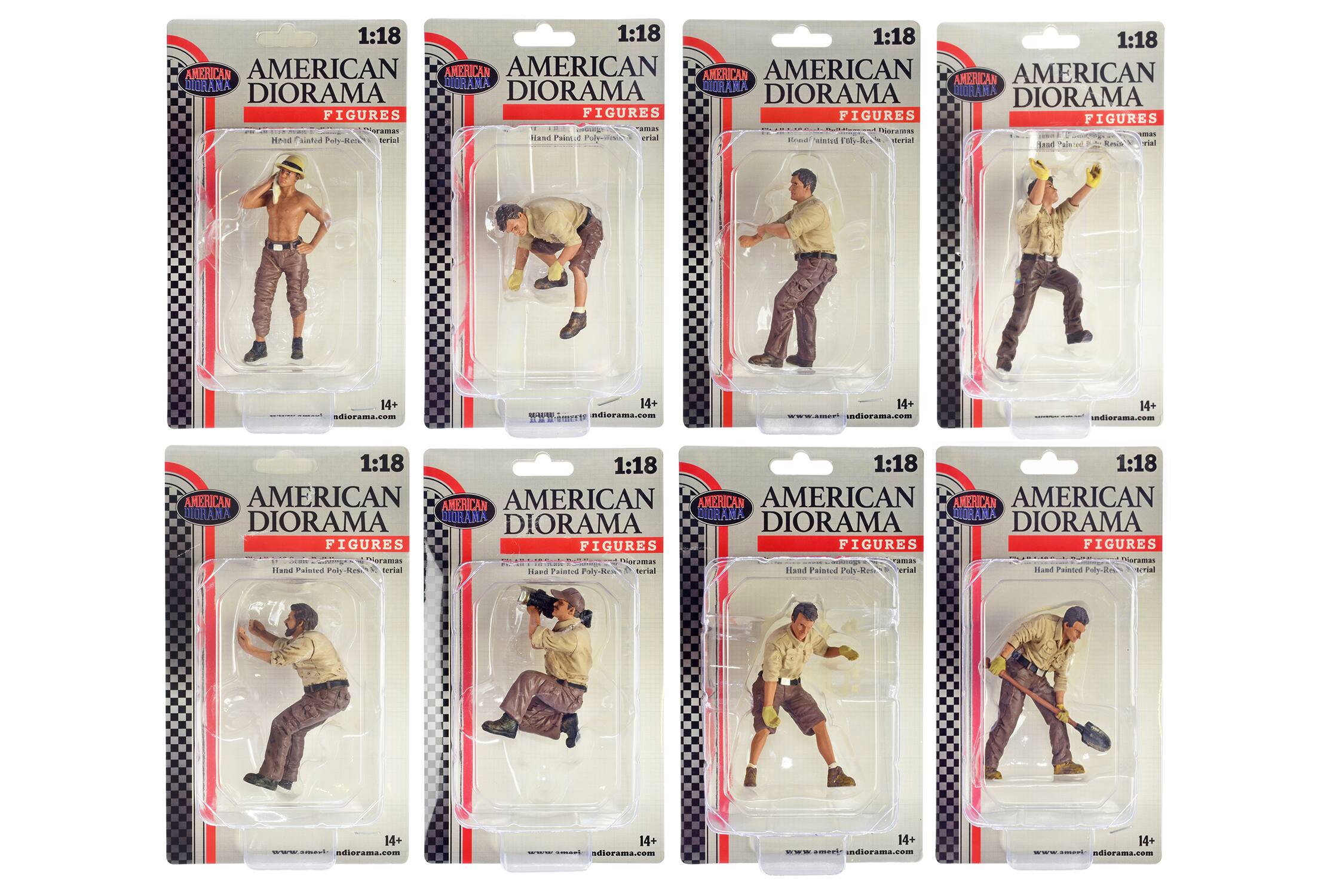 1:18  
AMERICAN DIORAMA  
FIGURES  
Hand Painted Poly-Resin  
14+  
www.american-diorama.com  

1:18  
AMERICAN DIORAMA  
FIGURES  
Hand Painted Poly-Resin  
14+  
www.american-diorama.com  

1:18  
AMERICAN DIORAMA  
FIGURES  
Hand Painted Poly-Resin  
14+  
www.american-diorama.com  

1:18  
AMERICAN DIORAMA  
FIGURES  
Hand Painted Poly-Resin  
14+  
www.american-diorama.com  

1:18  
AMERICAN DIORAMA  
FIGURES  
Hand Painted Poly-Resin  
14+  
www.american-diorama.com  

1:18  
AMERICAN DIORAMA  
FIGURES  
Hand Painted Poly-Resin  
14+  
www.american-diorama.com  

1:18  
AMERICAN DIORAMA  
FIGURES  
Hand Painted Poly-Resin  
14+  
www.american-diorama.com  

1:18  
AMERICAN DIORAMA  
