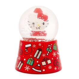 Silver Buffalo - Sanrio Hello Kitty Holiday 3-Inch Mini Light-Up Snow Globe - Red