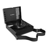 Victrola - Revolution GO Portable Record Player - Black - Angle_Zoom
