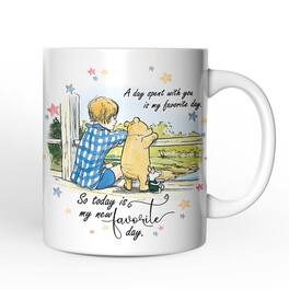 OrnamentallyYou - A Day with You is My Favorite Mug, Pooh Bear's Sentimental Quote - White