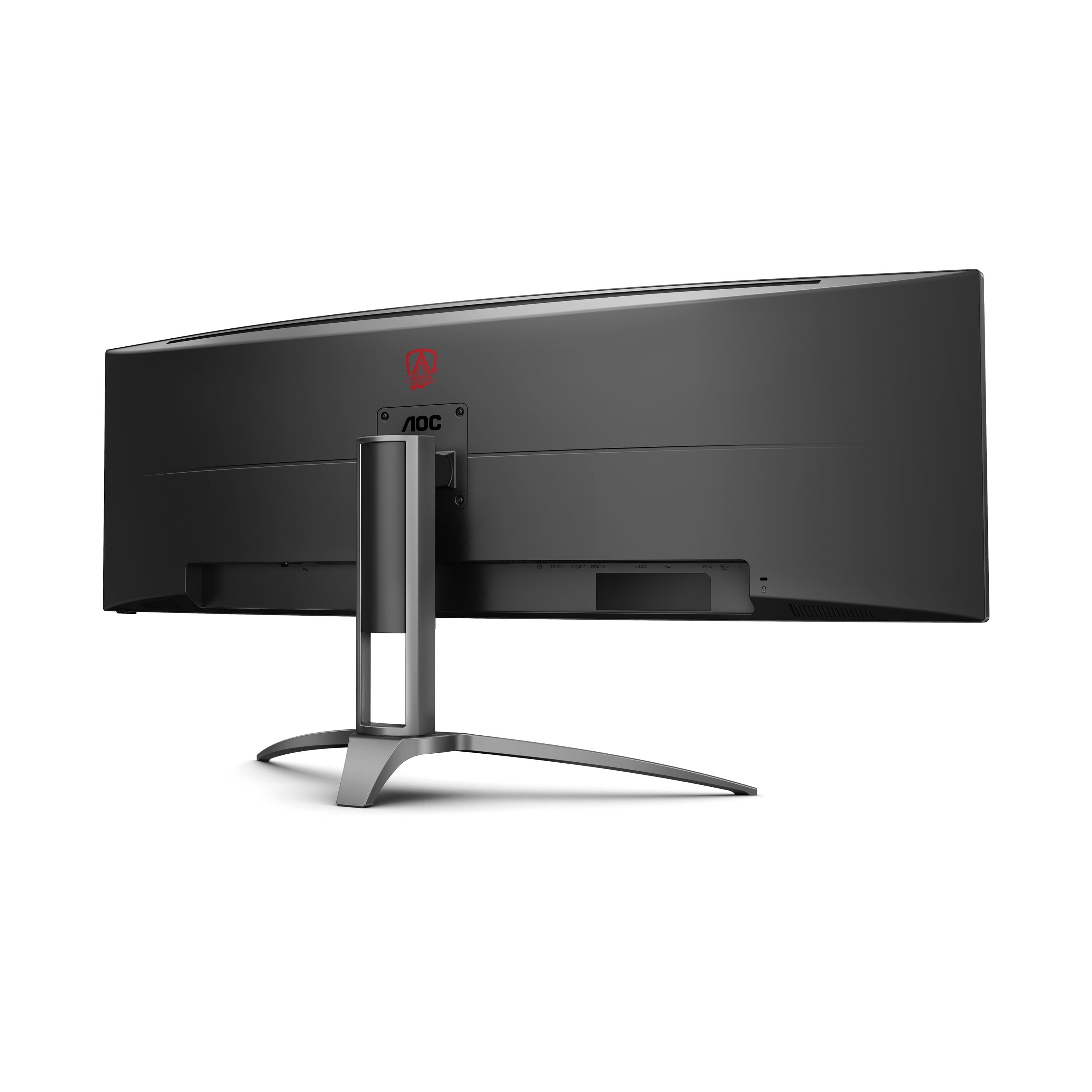 Alt View 11. AOC - AG493UCX2 49" LCD 4K UWHD Gaming Monitor - Black/Red.