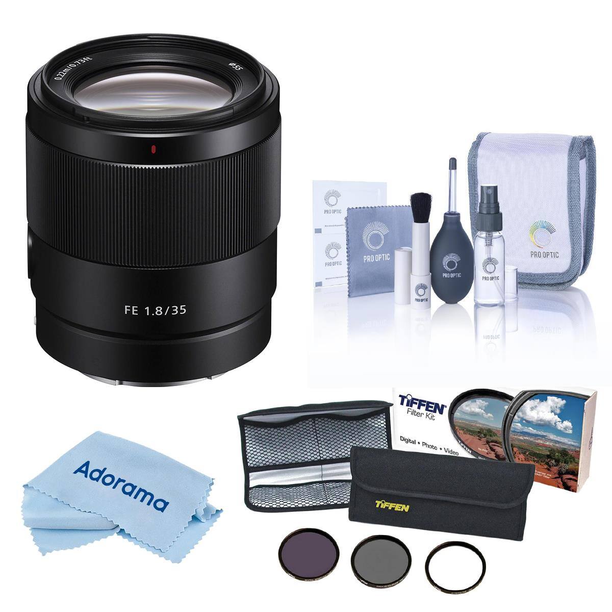0220/22034  
55  
PRO OPTIC  
PRO OPTIC  
PRO OPTIC  
FE 1.8/35  

Adorama  
TIFFEN Filter Kit Digital Photo Video TiFFEN
