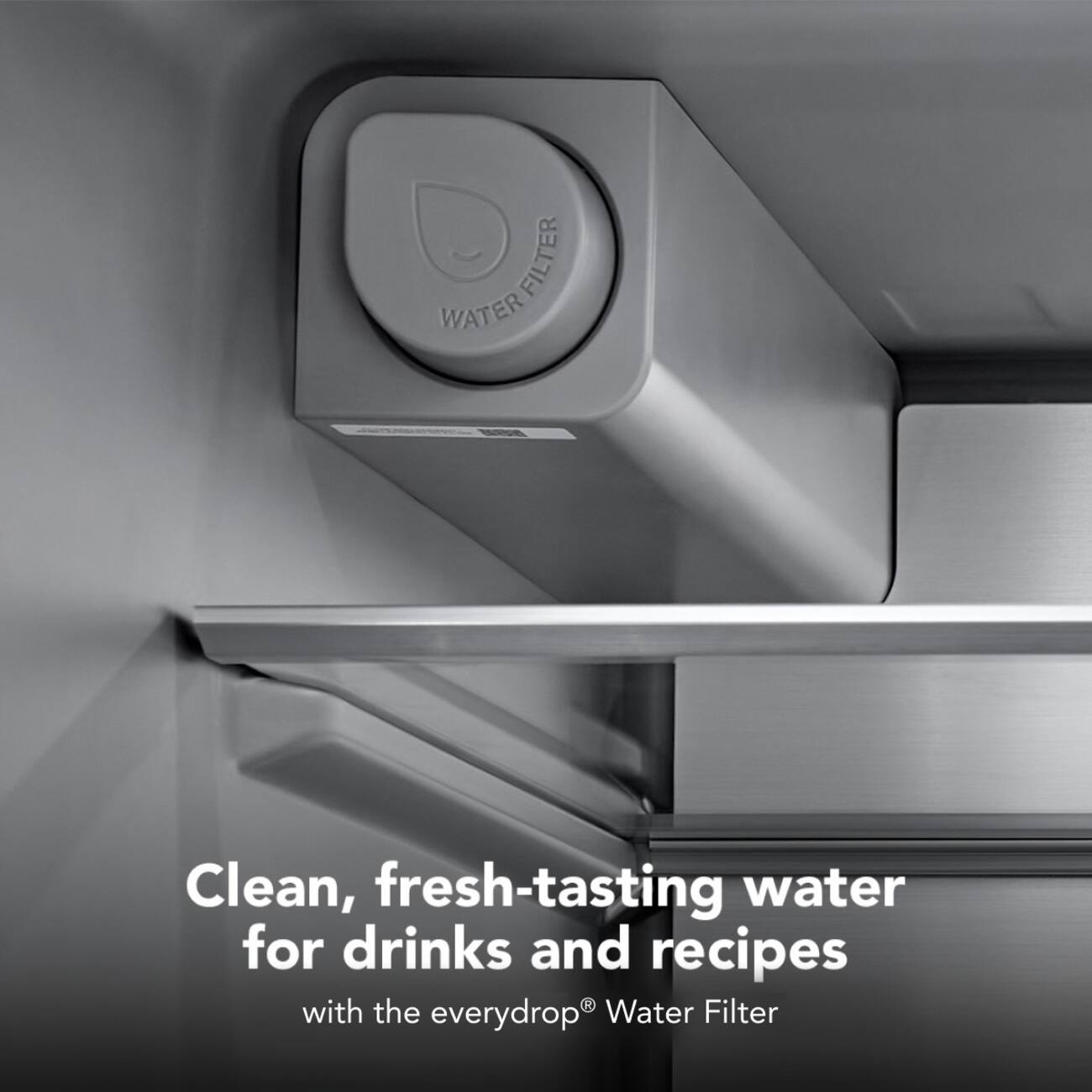 WATER FILTER

Clean, fresh-tasting water for drinks and recipes with the everydrop® Water Filter