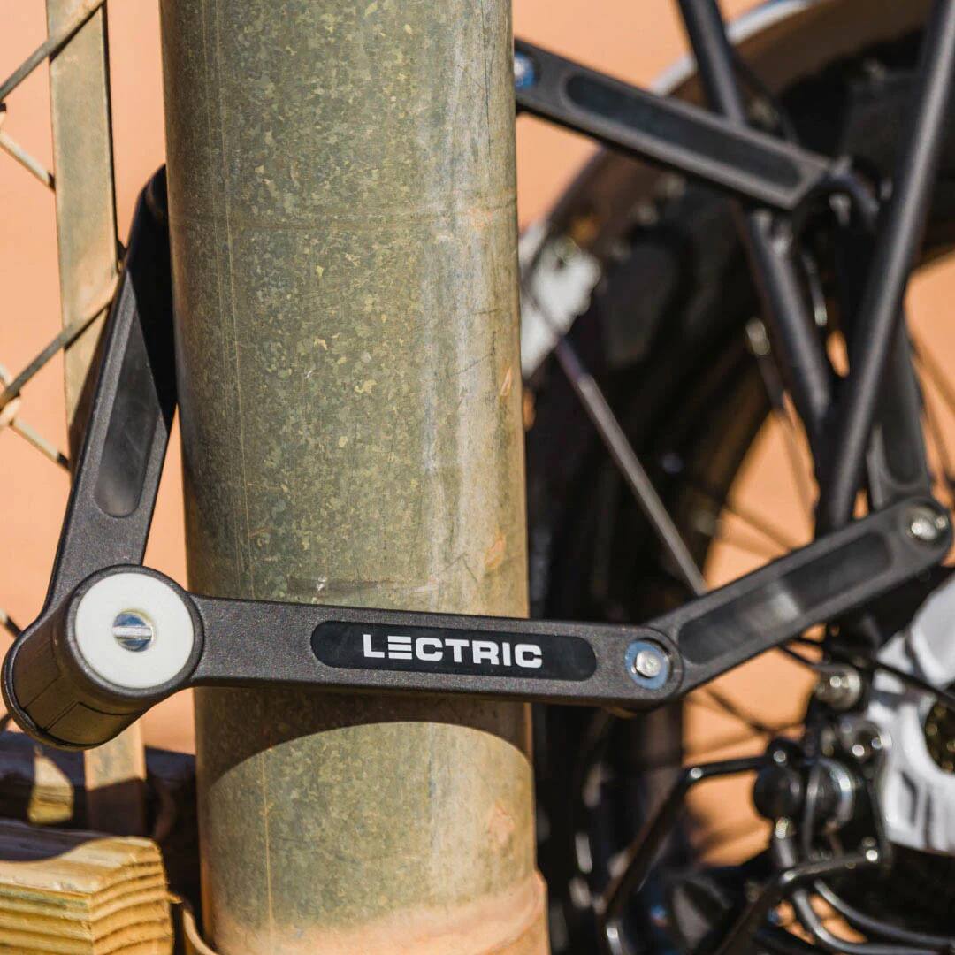 Alt View 15. Lectric eBikes - Foldable & Mountable Bike Lock - Black.
