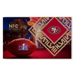Northwest - San Francisco 49ers Super Bowl LVIII Arrival 32" x 62" Washable Rug - Multicolor