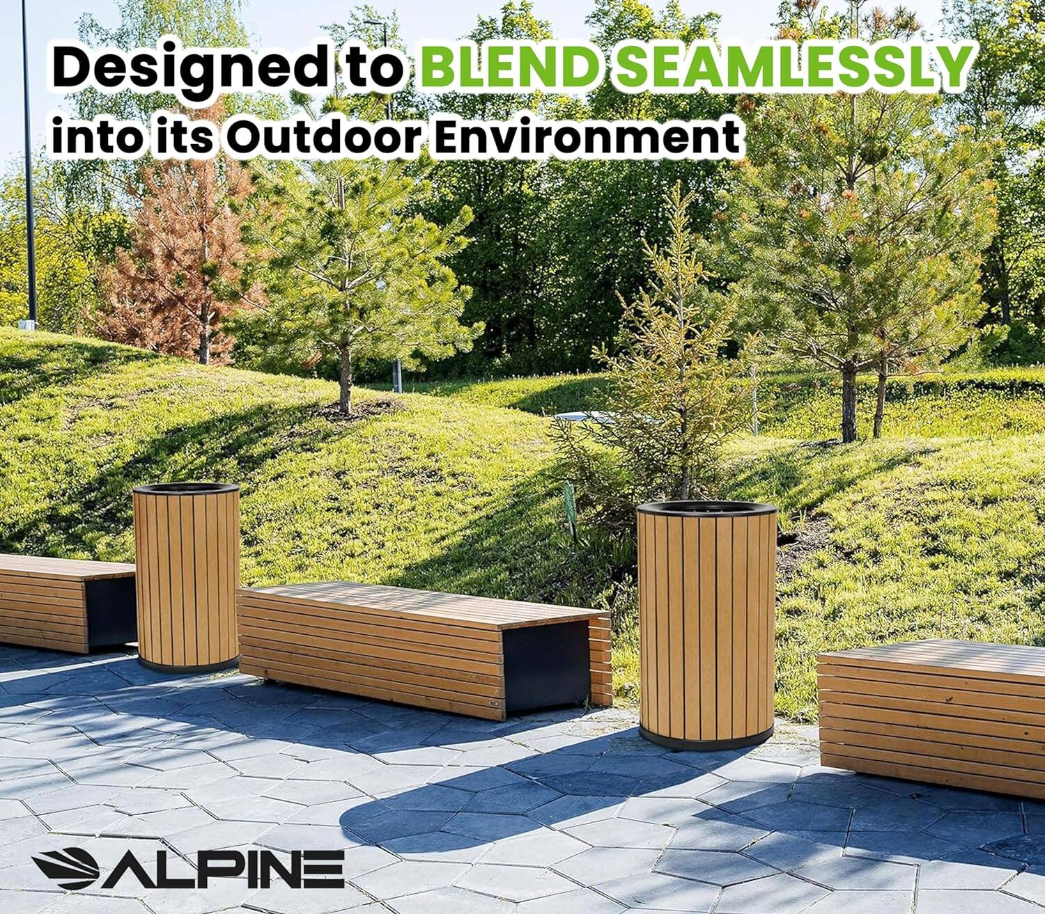 Designed to blend seamlessly into its outdoor environment

ALPINE