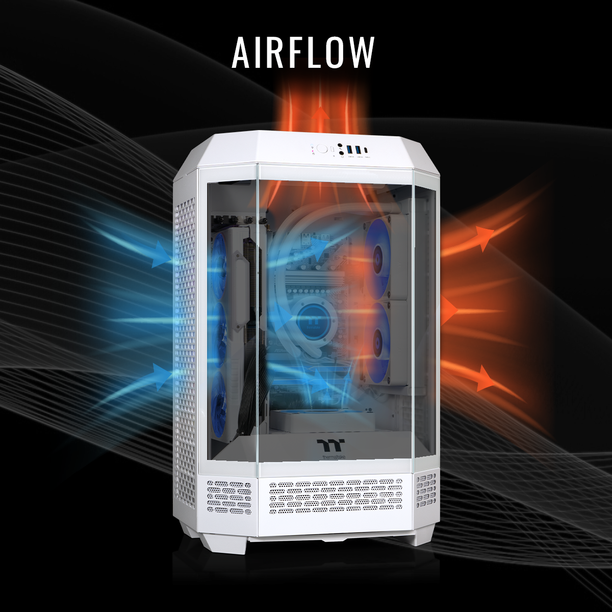 Thermaltake LCGS Reactor 7696XS Gaming Desktop AMD Ryzen 5