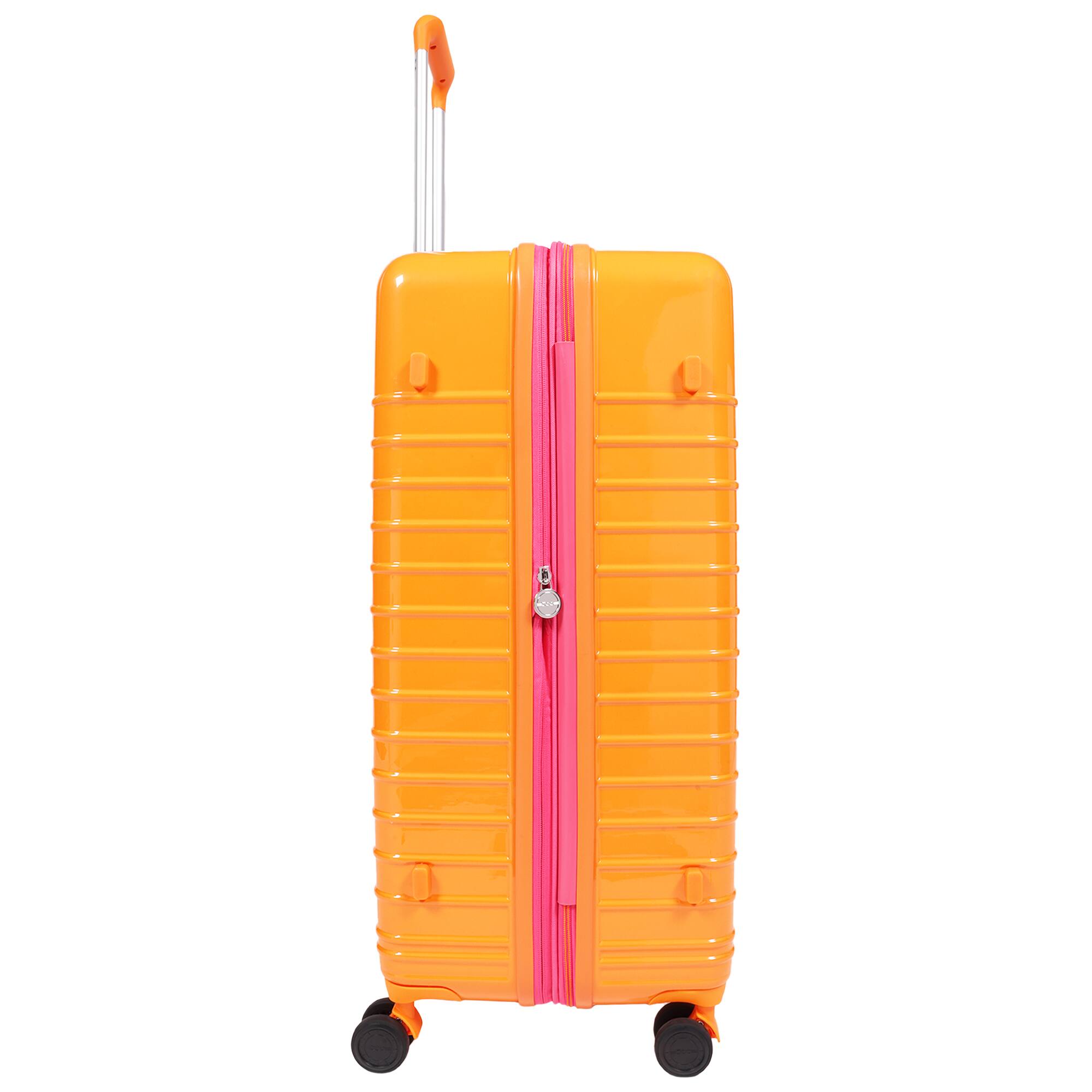 Left. Ful - 31.5" Expandable Hardside Spinner Luggage - ORANGE.