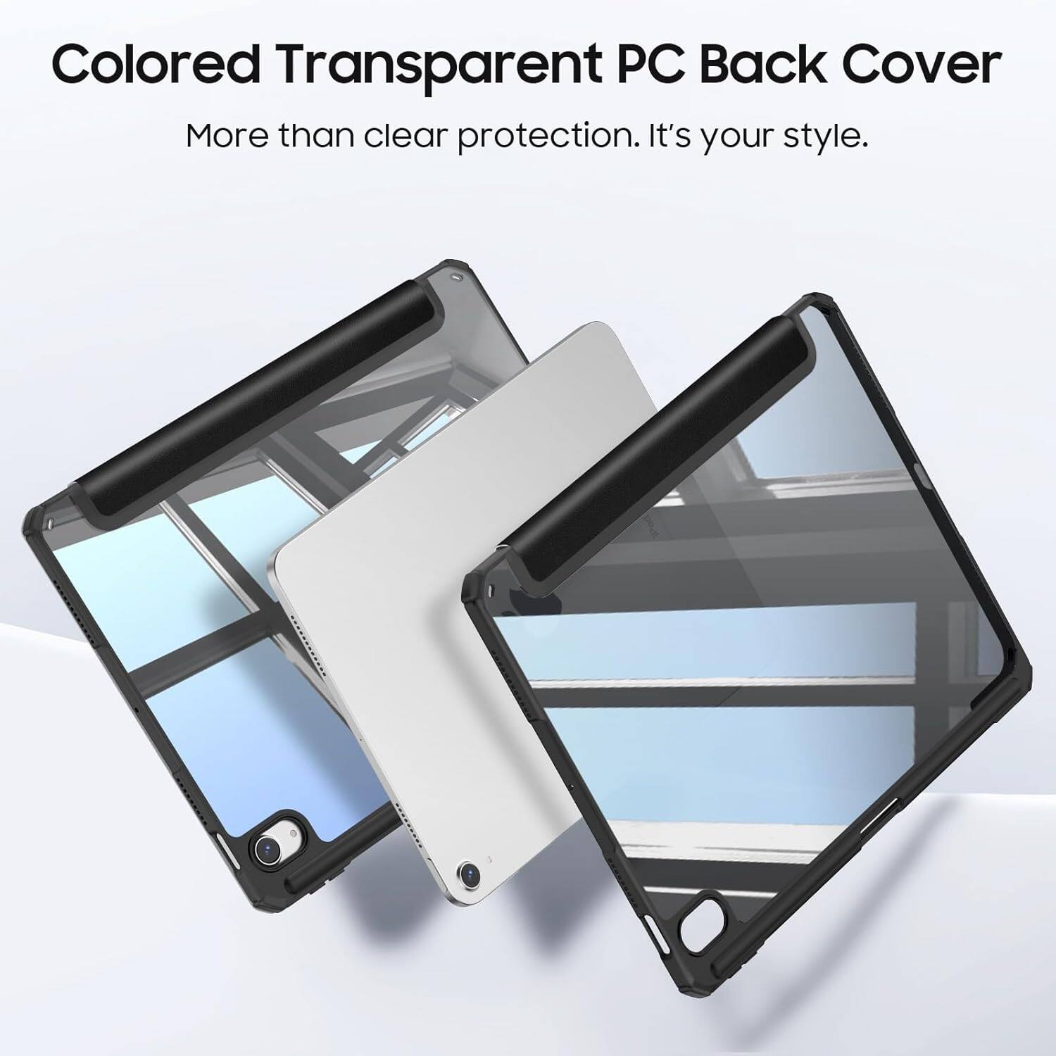 Fintie Clear Case for iPad Air 11 inch (M4/M3/M2) & iPad Air 4th/5th ...