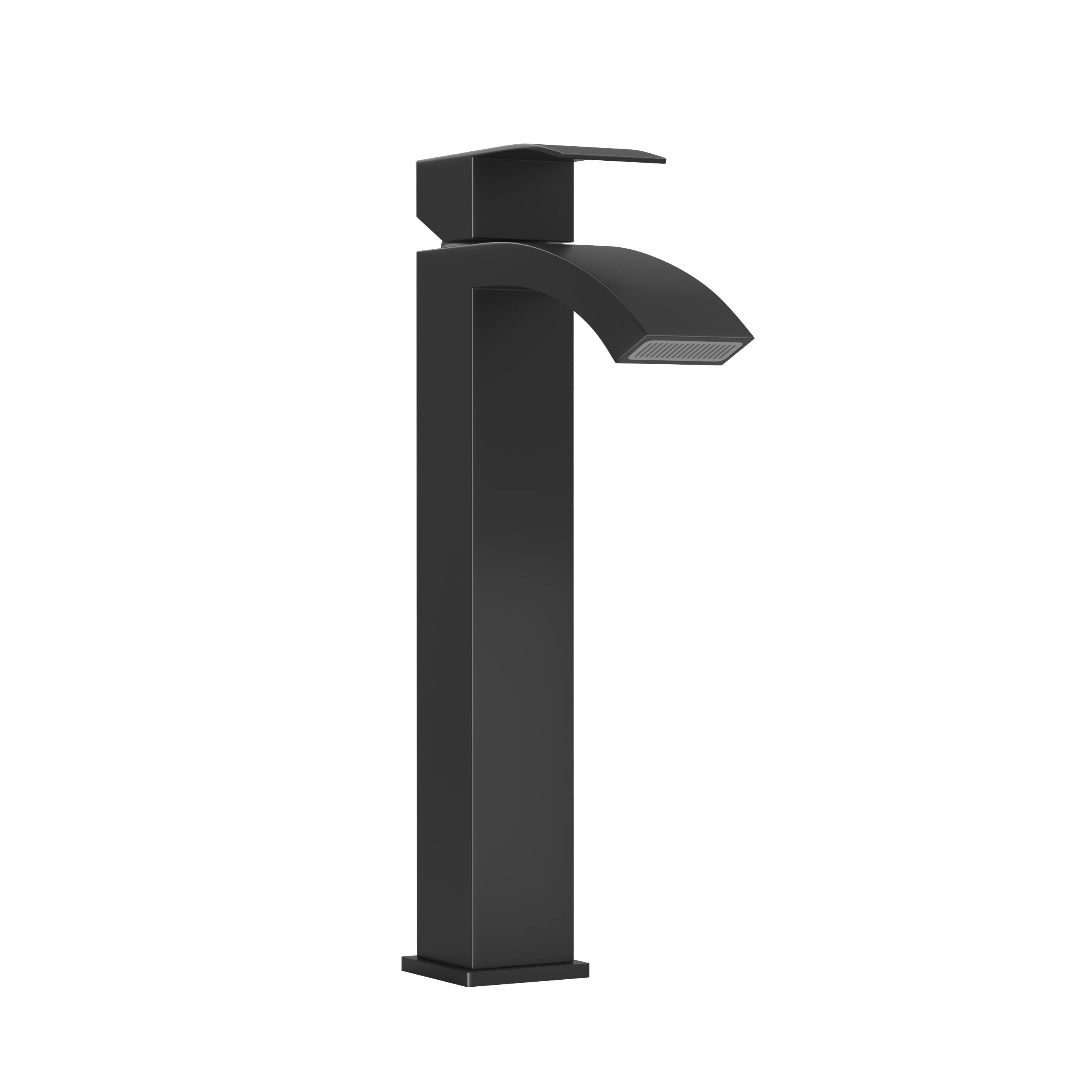 Alt View 1. Bothwa Home - Bothwa Home BF-HD1205-MB  6 - Inch Joss Single Handle Bathroom Faucet in Matt Black Finish - Matt Black.