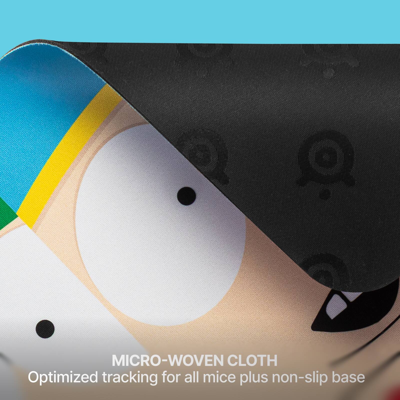 MICRO-WOVEN CLOTH  
Optimized tracking for all mice plus non-slip base