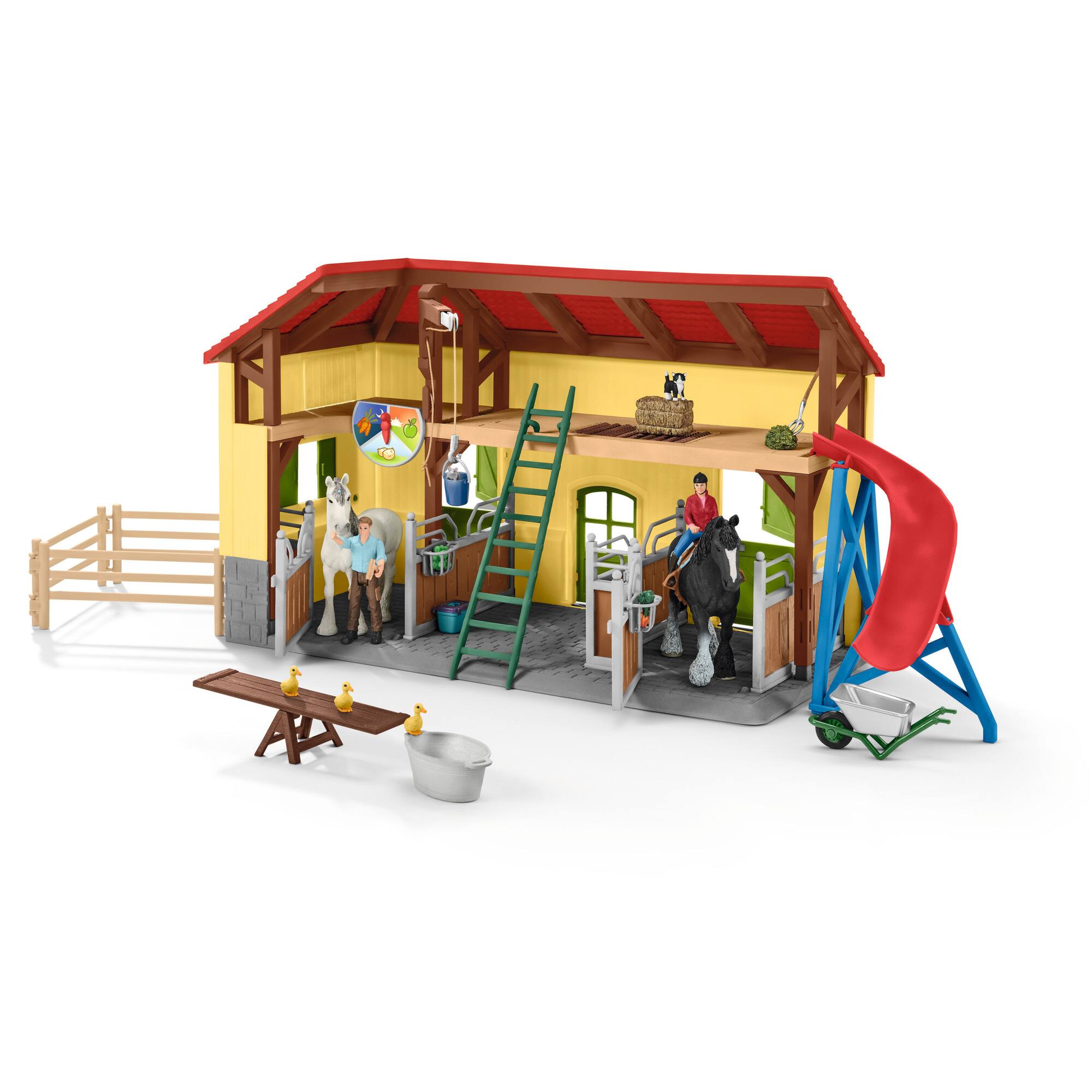 Left. Schleich - Farm World: Horse Stable.