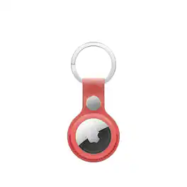 Apple - AirTag FineWoven Key Ring - Coral