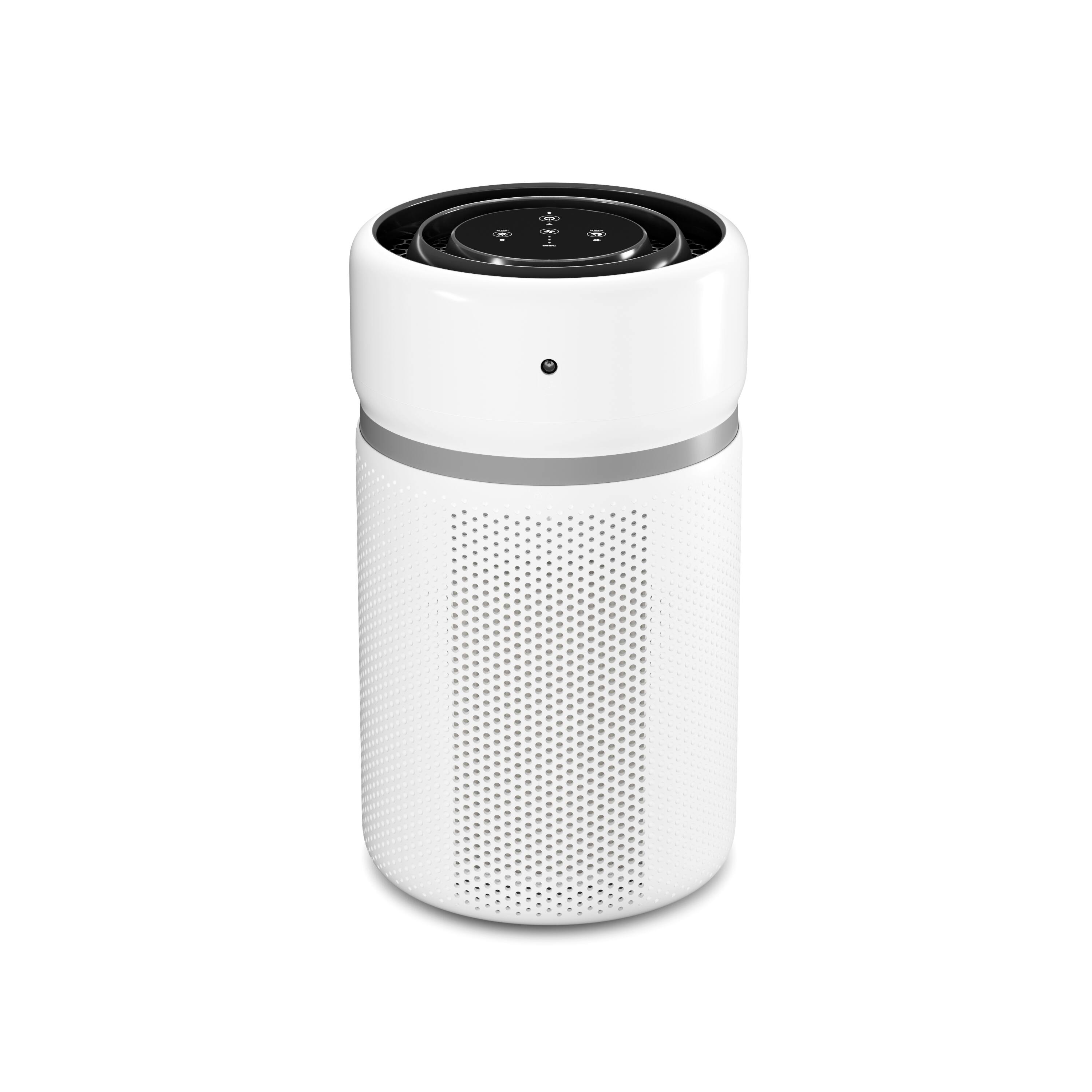 Alt View 8. Levoit - Eleva 320 Smart Air Purifier, 1300 Sq Ft, System-Level HEPA Filtration - White.