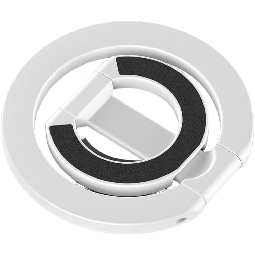 Front. PARKER SLATER - Magnetic Ring Holder  - White - White.