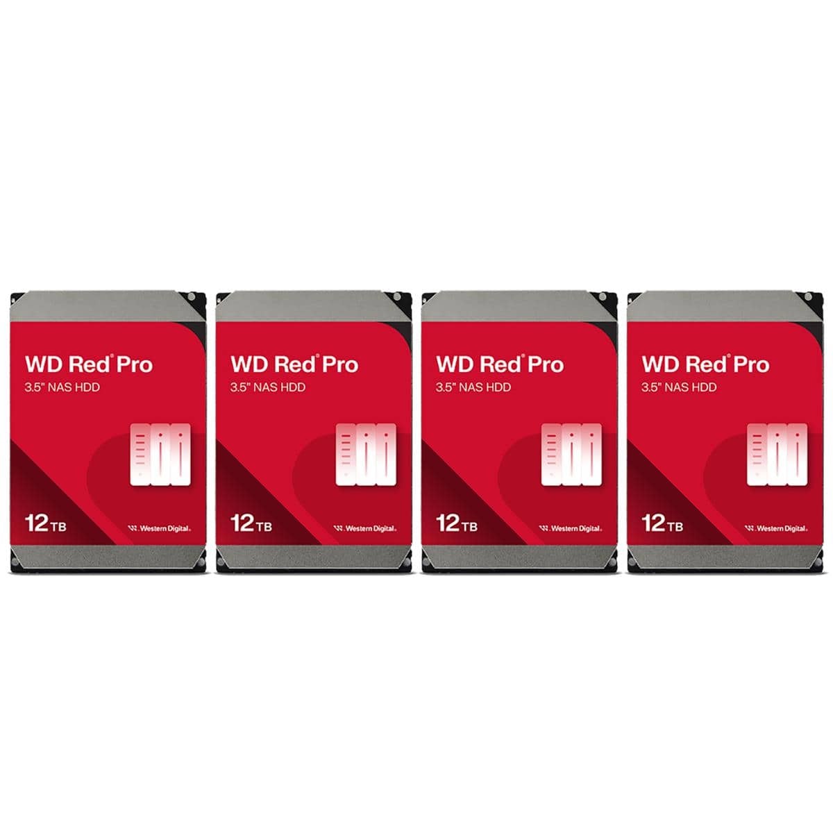 WD - RED PRO 12TB 512MB 4PK price history on PriceWatchPro